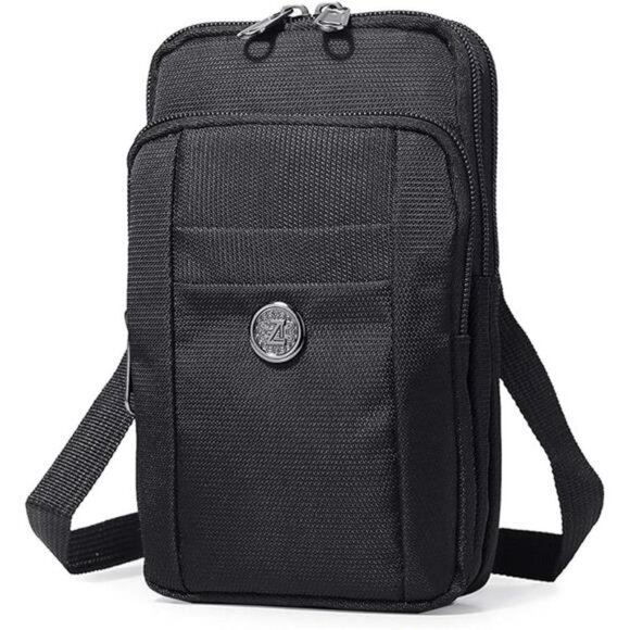 Wolf Waterproof Nylon Multifunctional Phone Bag Small One Shoulder Crossbody Bag - Picture 7 of 7